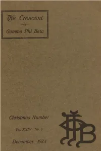 ^ Crescent | -Of- Gamma Phi Beta J