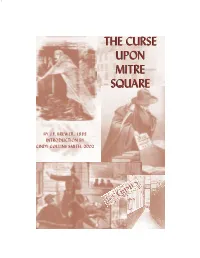 Curse Upon Mitre Square