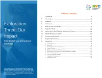 Exploration Three: Our Impact