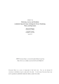 Monitoring Accuracy and Retaliation in Infinitely Repeated Games with Imperfect Private Monitoring: Theory and Experiments