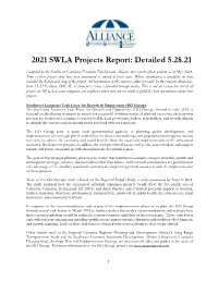 2021 SWLA Projects Report: Detailed 5.28.21