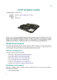 LOFT-Q Quick Guide