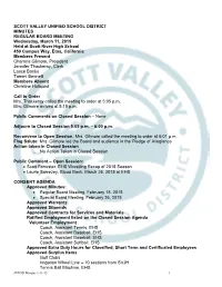March 11, 2015 Minutes Reg.Pdf