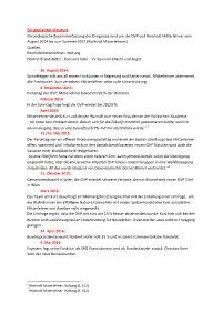 Ein Geplanter Umsturz