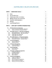 Part 1 Vision and Goals 1 Part 2 Land Use Planning Designations 10