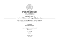 School of Design Master of Science in Design & Engineering