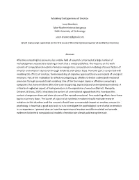 Modeling the Experience of Emotion