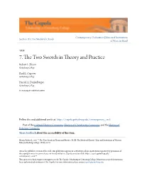7. the Two Swords in Theory and Practice