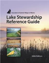 Lake Stewardship Reference Guide