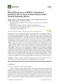 Mixed Effectiveness of REDD+ Subnational Initiatives After 10