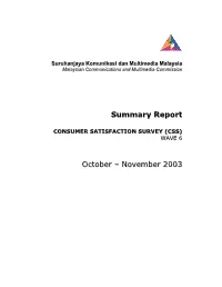 Summary Report October