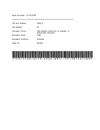Grenada, a Preliminary Analysis Document Date: 1989