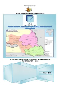 REPUBLIQUE DU SENEGAL Un Peuple Ŕ Un but Ŕ Une Foi