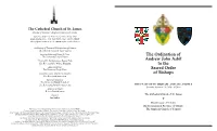 The Ordination of Andrew John Asbil to the Sacred Order of Bishops