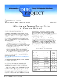 Utilization and Program Costs of Statins for Wisconsin Medicaid