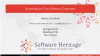 Browsing the Free Software Commons