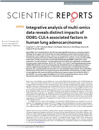 Integrative Analysis of Multi-Omics Data Reveals Distinct Impacts Of