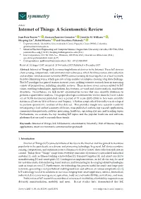 Internet of Things: a Scientometric Review