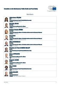 List of Members