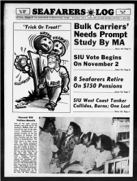 SEAFARERS LOG Oct. 30