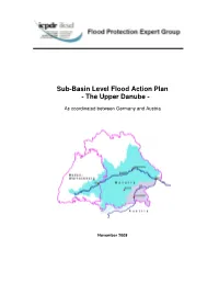 Sub-Basin Level Flood Action Plan - the Upper Danube