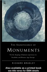 The Significance of Monuments