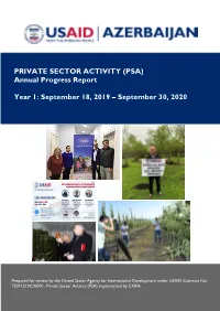 Annual Progress Report Year 1