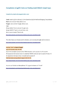 Compilation of Gg53's Hints on Trading Made REALLY Simple Topic