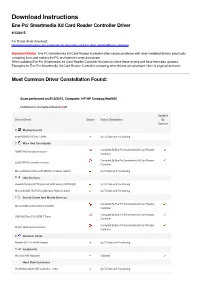 Ene Pci Smartmedia Xd Card Reader Controller Driver 8/13/2015