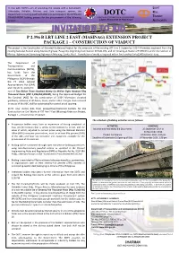 P 2.396 B Lrt Line 2 East (Masinag) Extension Project Package 1 – Construction of Viaduct