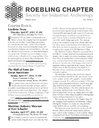 Roebling Chacter Newsletter 3/2010.Indd