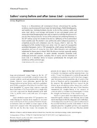 Sailors' Scurvy Before and After James Lind – a Reassessment