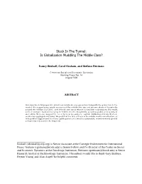 Stuck in the Tunnel: Is Globalization Muddling the Middle Class?