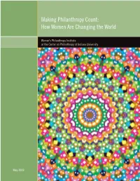 Making Philanthropy Count: How Women Are Changing the World