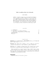 The Fundamental Polygon 3 3. Method Two: Sewing Handles and Mobius Strips 13 Acknowledgments 18 References 18