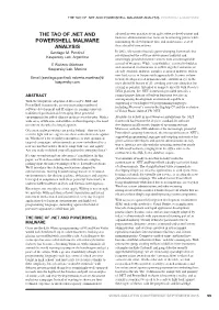 The Tao of .Net and Powershell Malware Analysis Pontiroli & Martinez