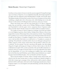 KEVIN KILLIAN / Bowering's Fragments