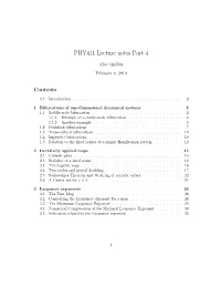 PHY411 Lecture Notes Part 4