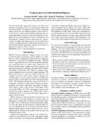 Using Games to Understand Intelligence