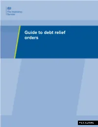 Guide to Debt Relief Orders