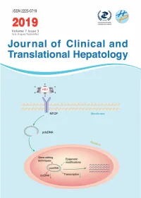 HBV Cccdna: the Stumbling Block for Treatment of HBV Infection Shousheng Liu and Yongning Xin