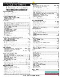 Table of Contents Standard Reloading Dies (Group A-E)