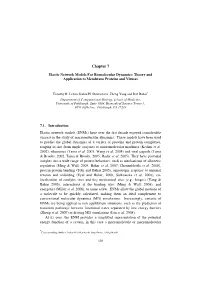 Elastic Network Models for Biomolecular Dynamics: Theory and Application to Membrane Proteins and Viruses