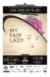 My Fair Lady Playbill Layout