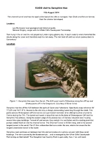OUGS Visit to Samphire Hoe