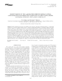 Shortcomings of the Laboratory-Derived Median Lethal Concentration for Predicting Mortality in Field Populations: Exposure Duration and Latent Mortality
