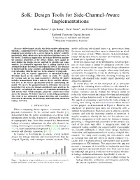 Sok: Design Tools for Side-Channel-Aware Implementations