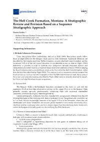 The Hell Creek Formation, Montana: a Stratigraphic Review and Revision Based on a Sequence Stratigraphic Approach