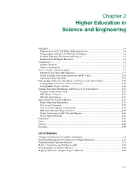 Chapter 2 Higher Education in Science and Engineering