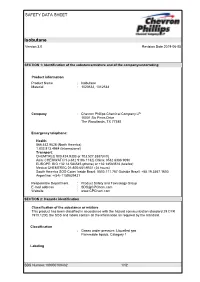 Isobutane Version 3.0 Revision Date 2019-06-05